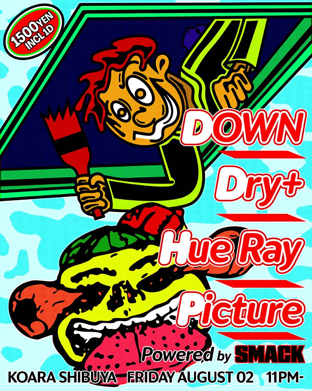 DOWN Dry＋ Hue Ray Picture 